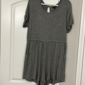 Grey T-shirt romper